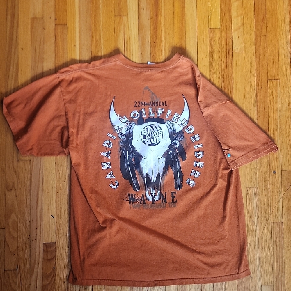 Orange Graphic Men's Tee